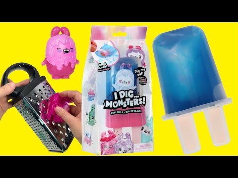 I Dig Monsters Mystery Popsicle ASMR Collectible Figures - YouTube