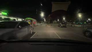 Night Drive to Asda Supercentre Supermarket Bletchley Milton Keynes | No Music ASMR Sounds | Waze screenshot 4