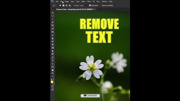 Photoshop Tutorial - Remove Text from Image #shorts #photoshop #tutorial
