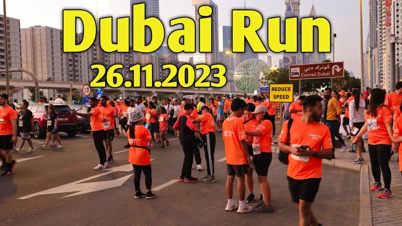 Dubai Run 2023 The World largest free Fun Run Turns Sheikh Zayed Road
