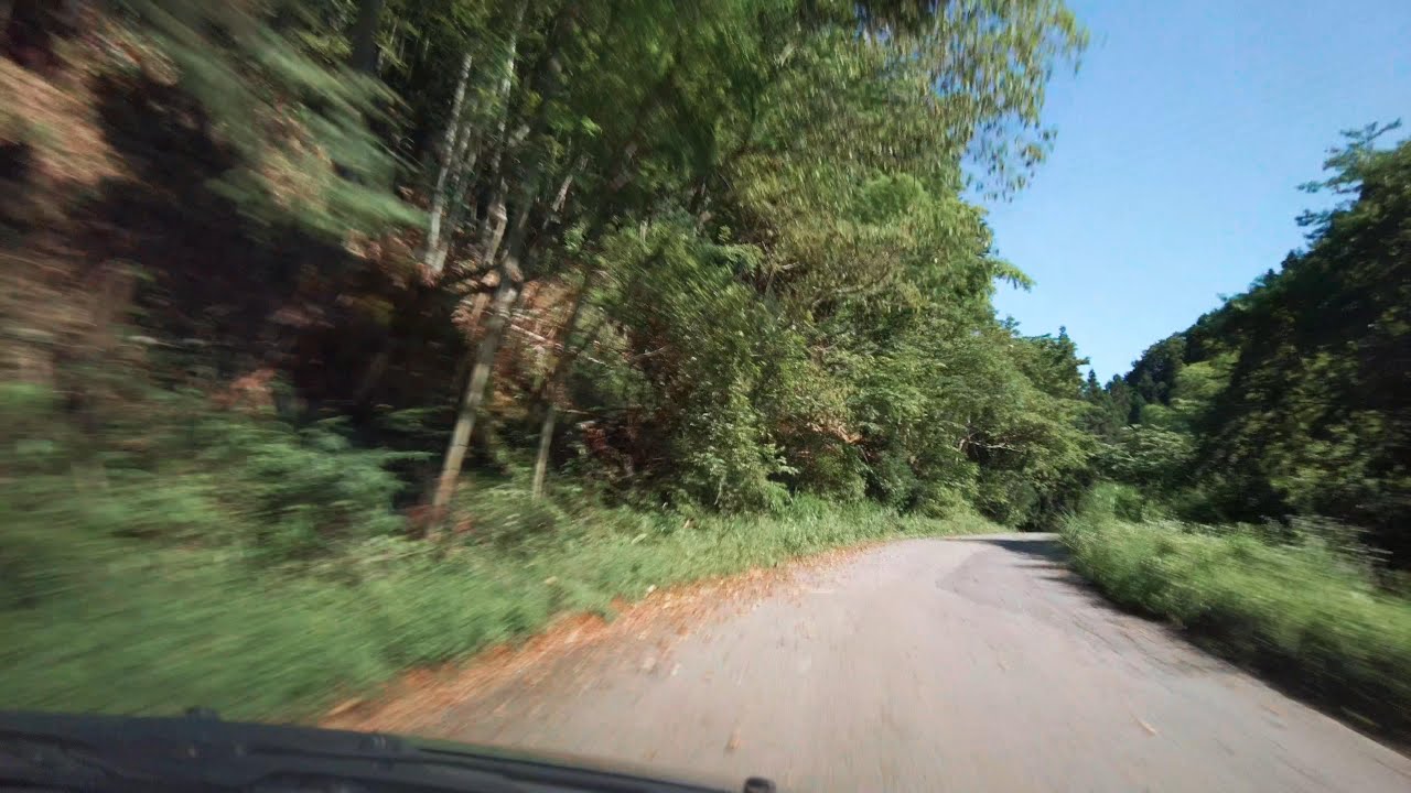 【松山市】秘境 榎ヶ峠への道 松山市道 湯山40号線/杉立はToo Farだった...[倍速](2021.7.11)