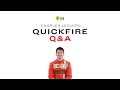 Quickfire Q&A - Charles Leclerc