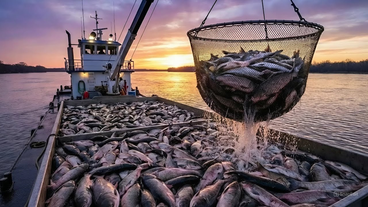 An Unthinkable Disaster! The Unprecedented Hunt for Dozens of Tons of Carp in History.