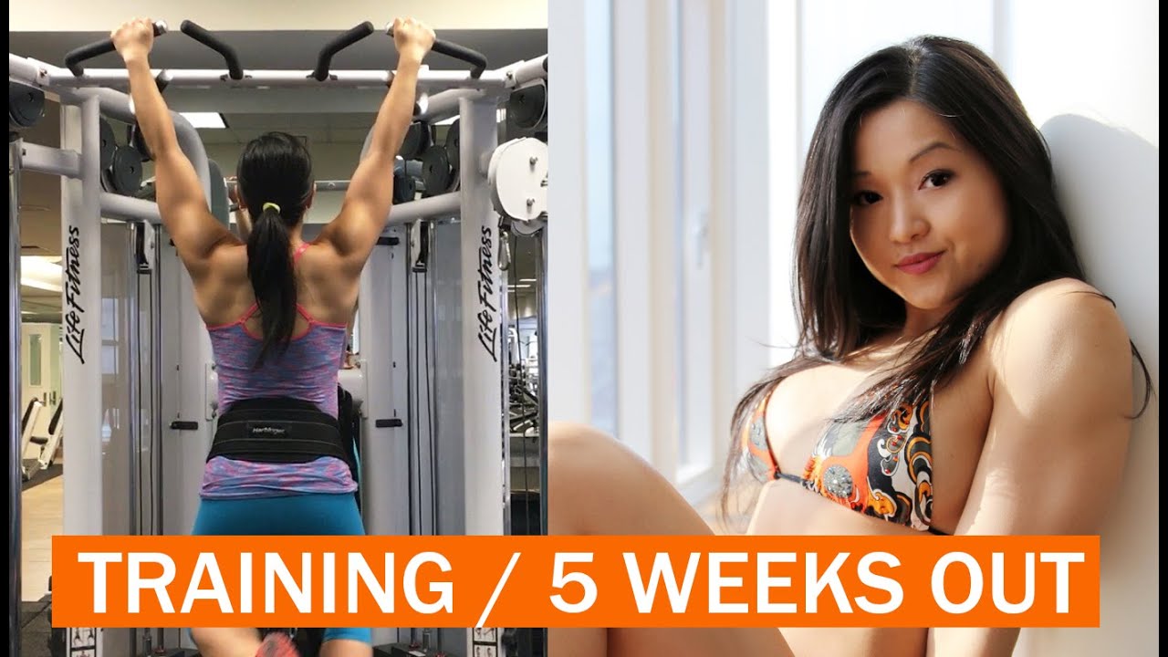 Strong Woman Heavy Lifting / Bodybuilding 5 Weeks Out Final (EAT Not Diet – Mimi Bonny)