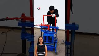 #pe Watch a Solid Brick Machine Manufacture Standard Size Bricks for Traditional Building Methods