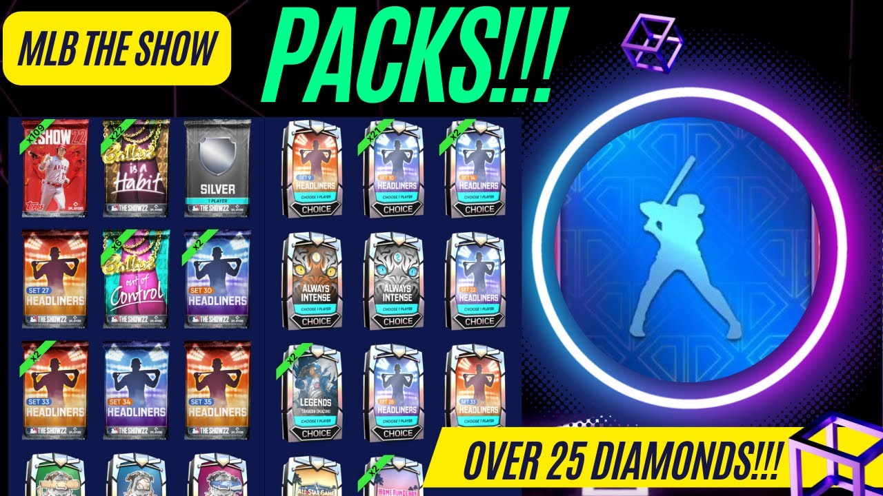 HUGE Pack Opening!!! My BEST Pack Luck - MLB The Show 22