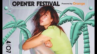 DUA LIPA OPEN'ER FESTIVAL 2024 RADICAL OPTIMISM | Gdynia, Poland 04.07.2024