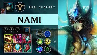 Nami Support vs Qiyana - EUW Challenger Patch 26.07