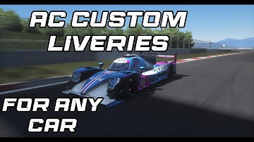 How to make a custom livery for ANY car in Assetto Corsa