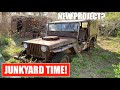 Hunting for Old Jeeps! A Day in an old JUNKYARD!