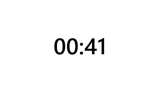 Timer for 41 seconds