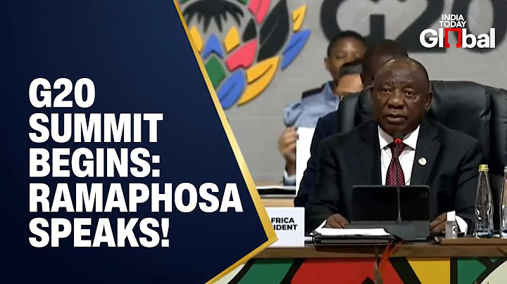 LIVE: South African President Ramaphosa Delivers Opening Remarks at G20 Summit in Johannesburg