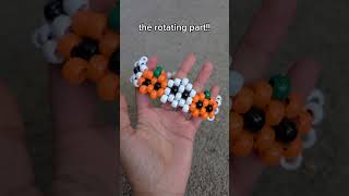 HALLOWEEN KANDI CUFF!! (srry for bad quality)😔#kandi #kandikid #halloween