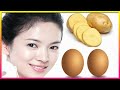 LOOK 18 YEARS YOUNGER Using Potato And egg white Asian Anti aging secrets ! Pure Beauty Tips
