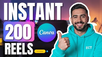 Instant 200 Reels Hack in Canva (Create Viral Reels Fast!)
