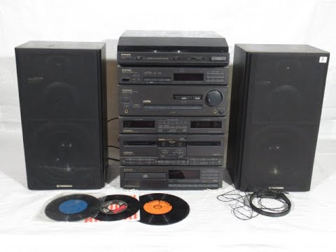 ☆パイオニア PIONEER CD/カセットシステムコンポ XR-Z82V S-Z82V