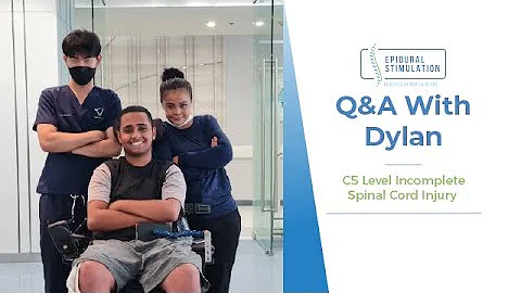 Dylan, C5 level spinal cord, speaks to Dr. Nasir Majeed about his epidural stimulation treatment.