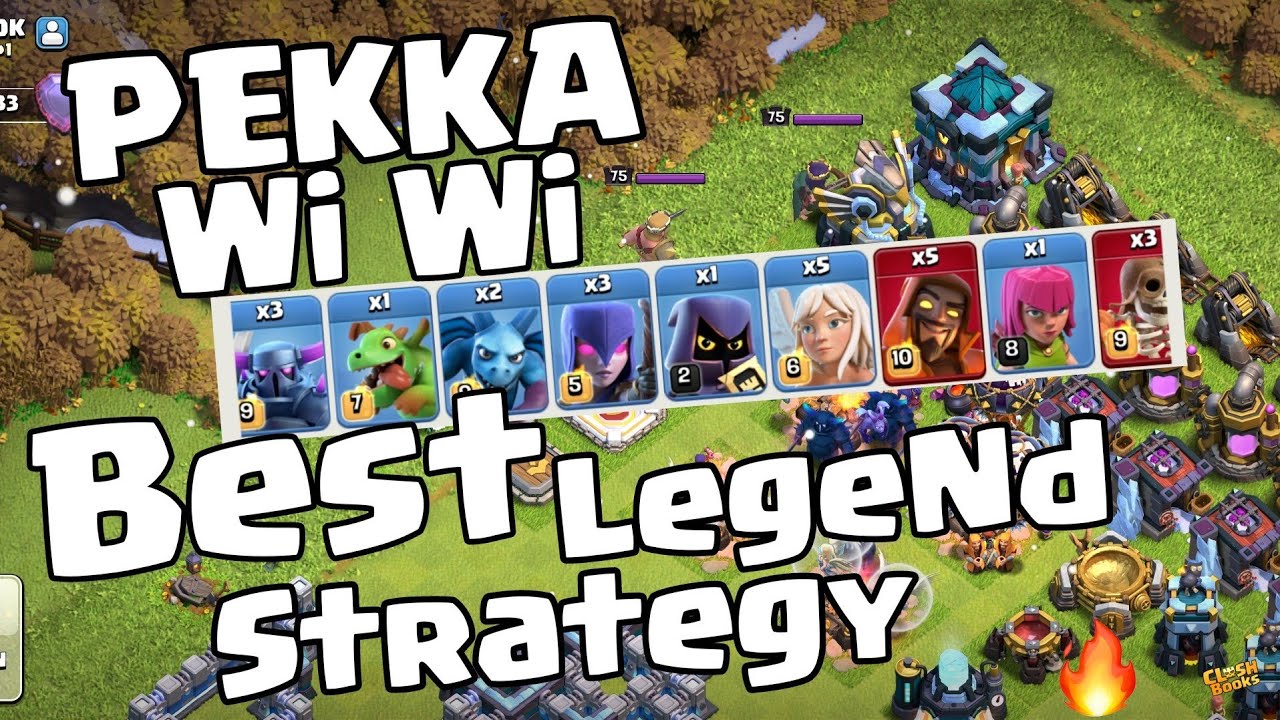 PEKKAWIWI BEST LEGEND PUSH ARMY!!! TH13 META!! 3 STAR ANY BASE CLASH OF CLANS |