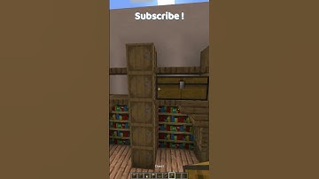 Minecraft 😍 Storage Shelf #short #minecraft