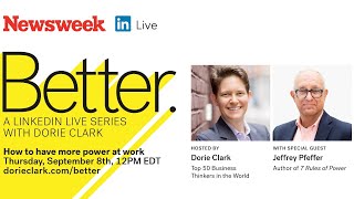 Dorie Clark and Jeffrey Pfeffer: How to have more power at work