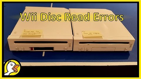 Attempting to Fix Two Nintendo Wii Disc Read Errors