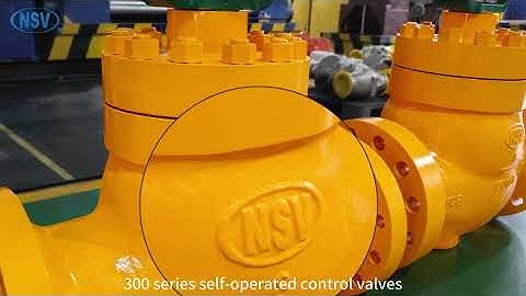 NSV High Pressure Control Globe Valve(900LB and 1500LB) with Simens Positioner