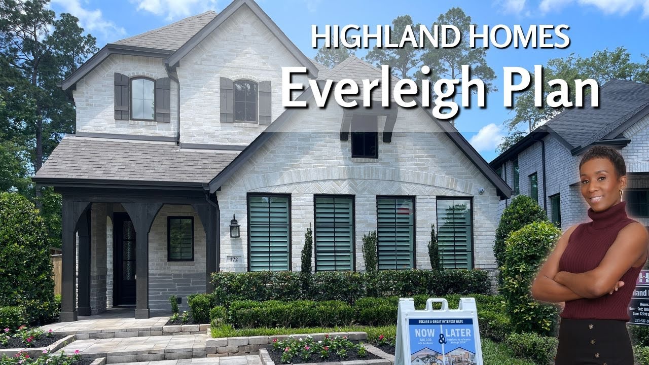 Highland Homes The Everleigh Plan Willis, Texas YouTube