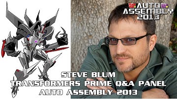 Steve Blum Transformers Prime Q&A Panel Auto Assembly 2013