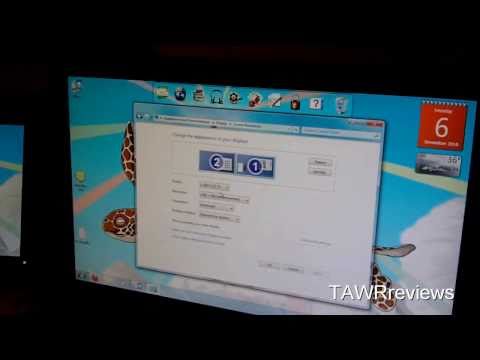 Computer to tv via HDMI Tutorial- Windows 7