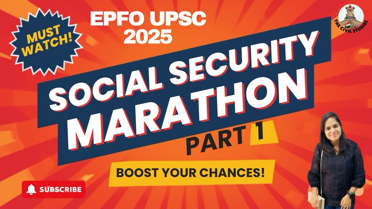 EPFO Social security marathon part 1 