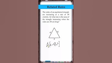 Related Rates | Area of Equilateral Triangle