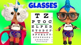 LOL Surprise Doll Punk Boi Gets Glasses at the Eye Doctor LOL Surprise Doll Punk Boi Gets Glasses at the Eye Doctor