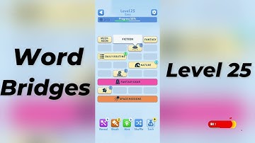 🎮 Word Bridges Level 25 Answers | SolutionGuruji 🧠✨