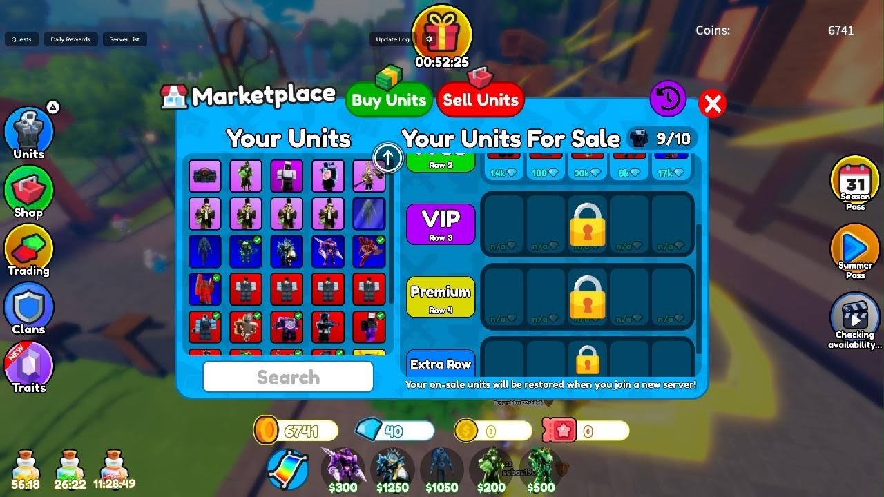 How to get my Loadout And gems