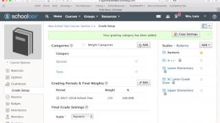 Schoology Gradebook SetUp