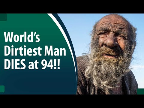 “World's Dirtiest Man” dies at 94, months after his first bath in decades