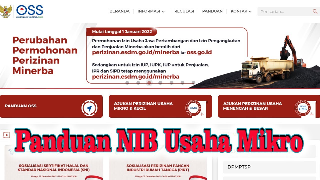Cara Membuat NIB Usaha Mikro 2022 