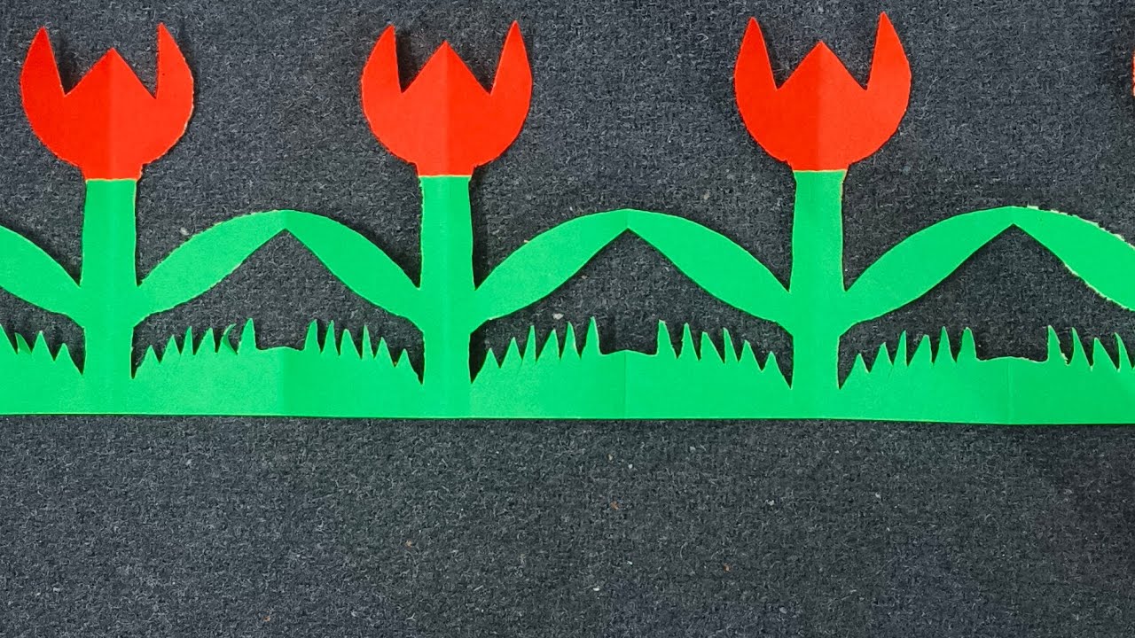 how to make bulletin board border 