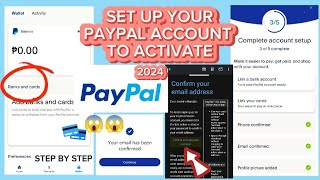 How To Set Up Your PayPal Account Step By Step 2024 | Gamit Ang Cellphone | No Need Bank | Part 2😱🥰🎊