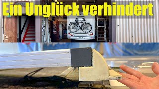 Ein Unglück verhindert - Problem mit Wohnmobil - Solarpaneel löst sich