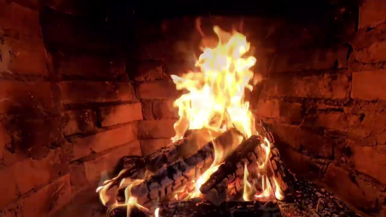 Warm Fireplace Sounds | 3 Hour Cozy Fire Ambience for Sleep & Study