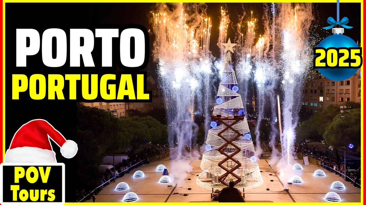 🔴Рождественские огни Порту 2025 – Премьера! Португалия