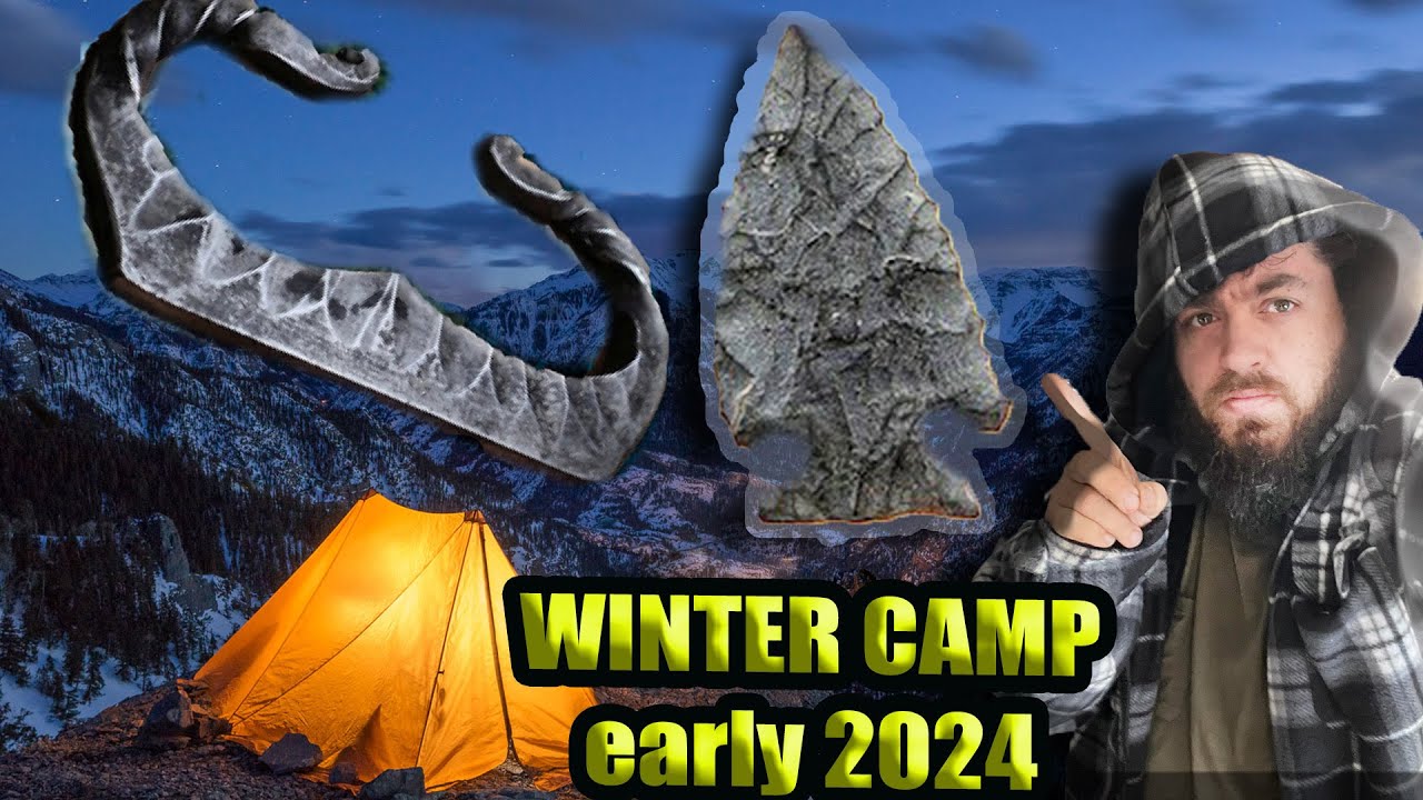 PRIMAL BUSHCRAFT: How To FIND and IDENTIFY Chert, Flint and steel, Winter camp