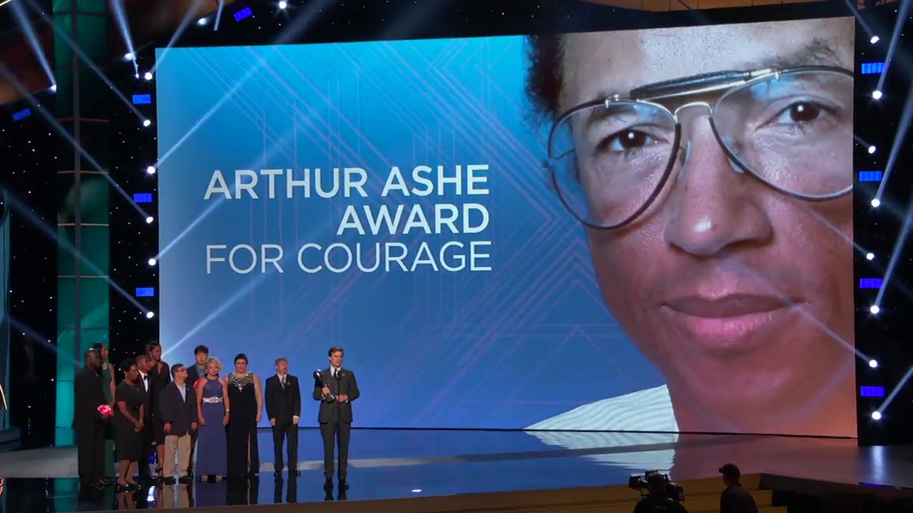 Eunice Kennedy Shriver Receives Arthur Ashe Award For Courage ESPN