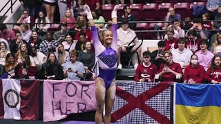Olivia Livvy Dunne- 1St Uneven Bars Of 2023 - 9.825 - Lsu Vs Alabama