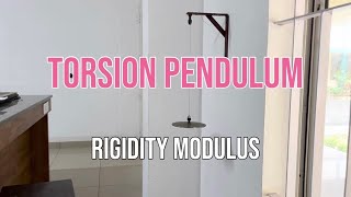 Torsion Pendulum - Rigidity Modulus