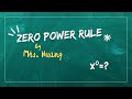 Algebra 1 | Zero Power Rule for Exponents