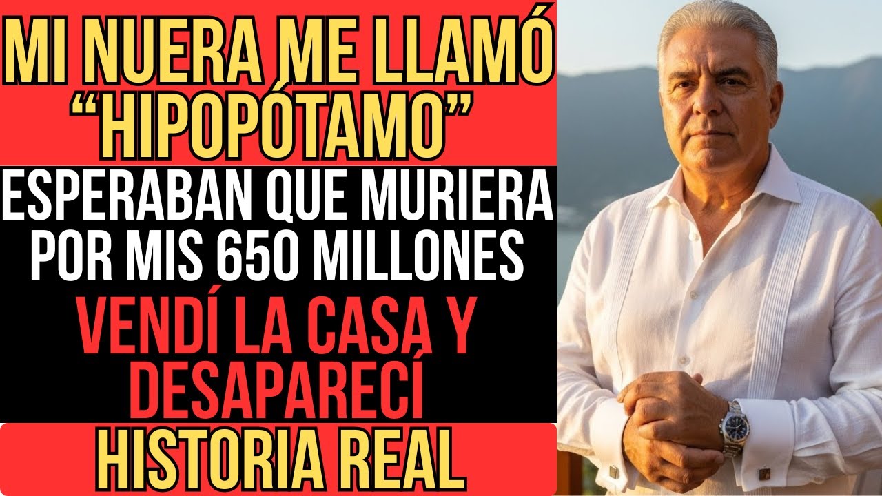 MI HIJO Y NUERA ME DIJERON HIPOPÓTAMO: LES DI UNA LECCIÓN DE HONOR Y LOS ARRUINÉ POR COMPLETO