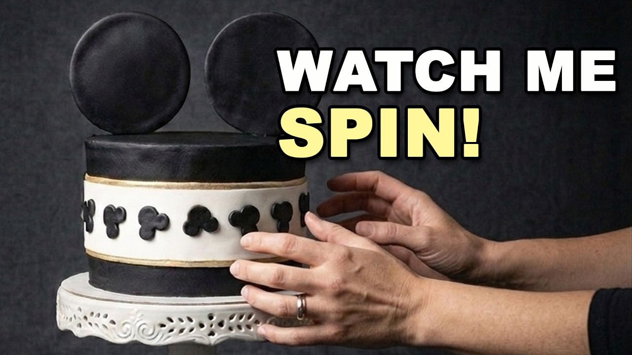 Is This Cake For Real? Zoetrope Spinning Mouse Cake!