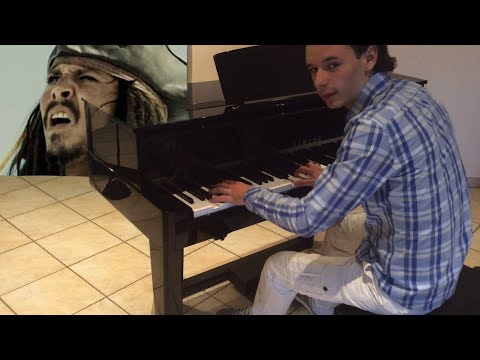 Pirates of the Caribbean - Piano Solo - Arranged by Jarrod Radnich - with film scenes